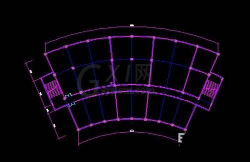 CAD制作弧形建筑户型图的详细操作截图