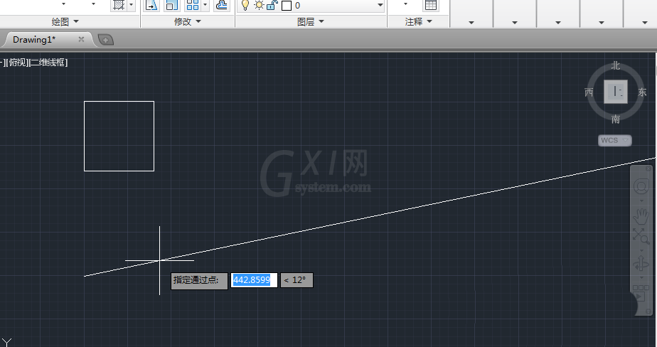 cad2014制作画射线和构造线的图文操作截图