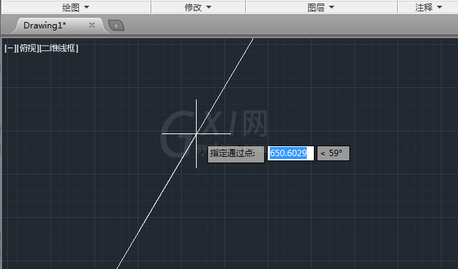 cad2014制作画射线和构造线的图文操作截图