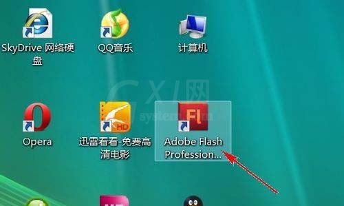 flash把文字转成形状的操作过程截图