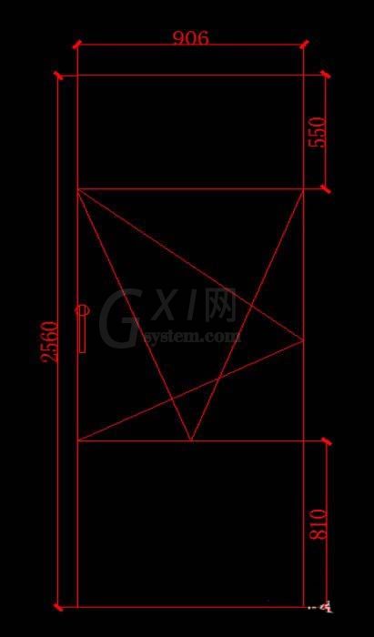 cad绘制窗户平面图的操作过程截图