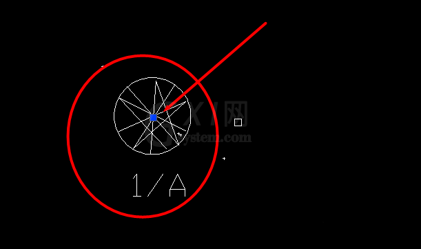 cad将块按所画线条分布的图文操作截图