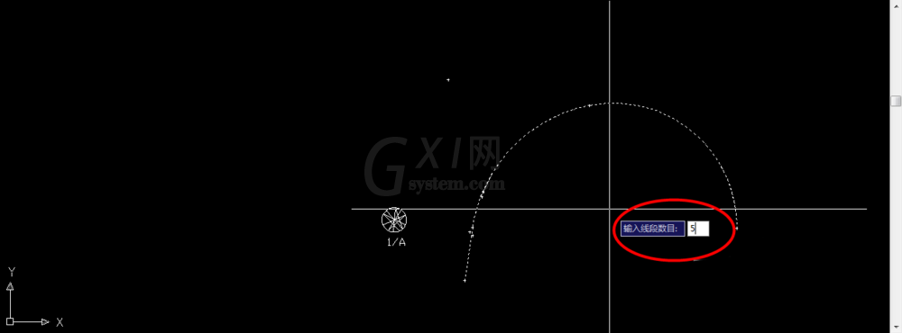 cad将块按所画线条分布的图文操作截图