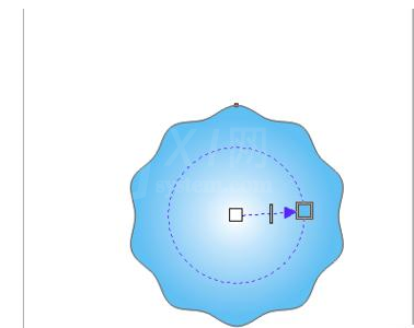 CDR制作一朵抽象花的操作流程截图