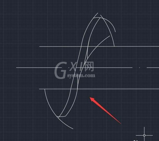 cad制作挤出机螺杆平面图的图文操作截图