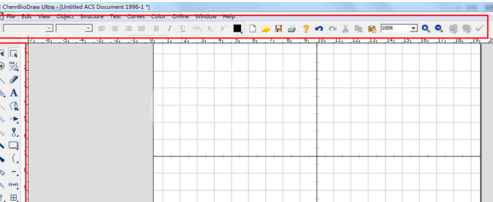 ChemDraw工具栏不见了的处理操作截图