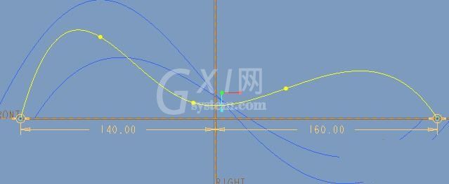 ProE创建双向边界混合曲面的具体操作截图