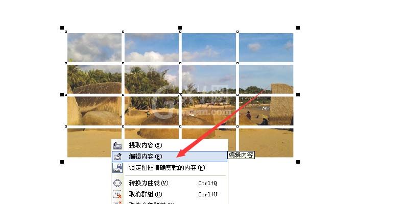 cdr制作网状图片的图文操作截图