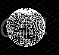 CAD创建半径150的球体模型的具体操作截图