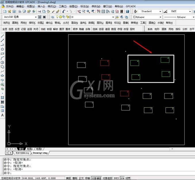 cad统计CAD建筑面积的图文操作截图