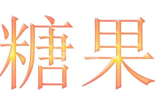 photoshop做出糖果效果文字的图文操作截图