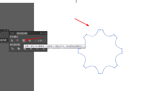 ai制作齿轮的基础操作过程截图