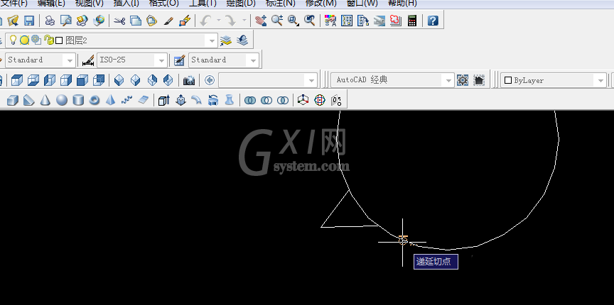 CAD制作简笔画梅花鹿的具体操作截图