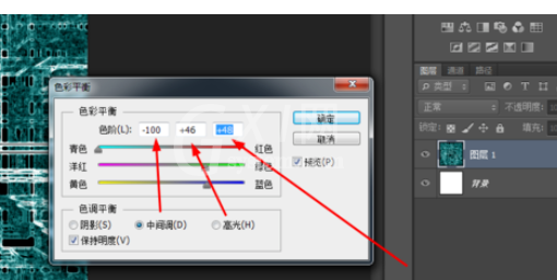 photoshop打造电路背景的图文操作截图