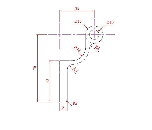 CAD制作窗帘挂钩的详细操作截图