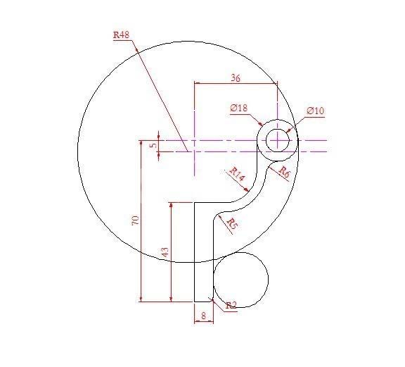 CAD制作窗帘挂钩的详细操作截图