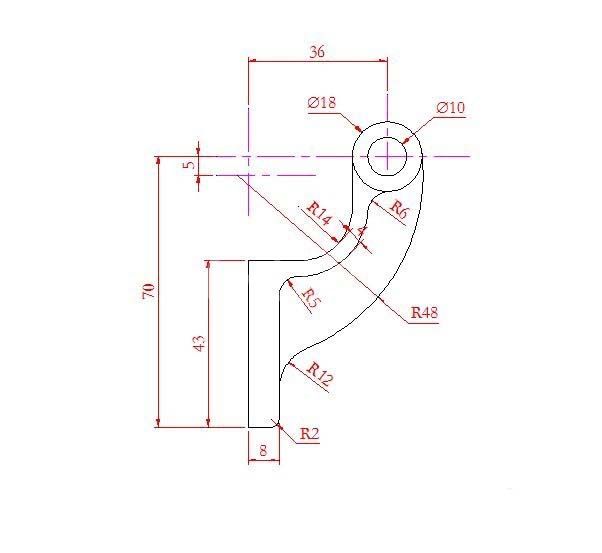 CAD制作窗帘挂钩的详细操作截图