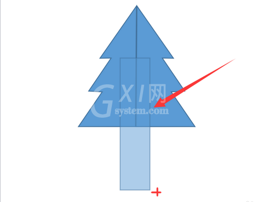 WPS制作松树的操作过程截图