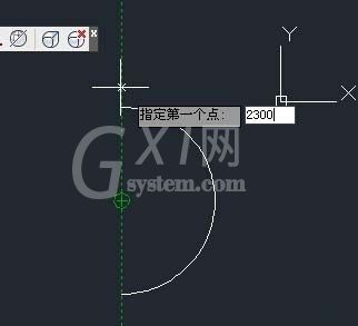 cad使用对象捕捉追踪制作插座的操作流程截图