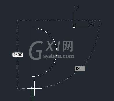 cad使用对象捕捉追踪制作插座的操作流程截图