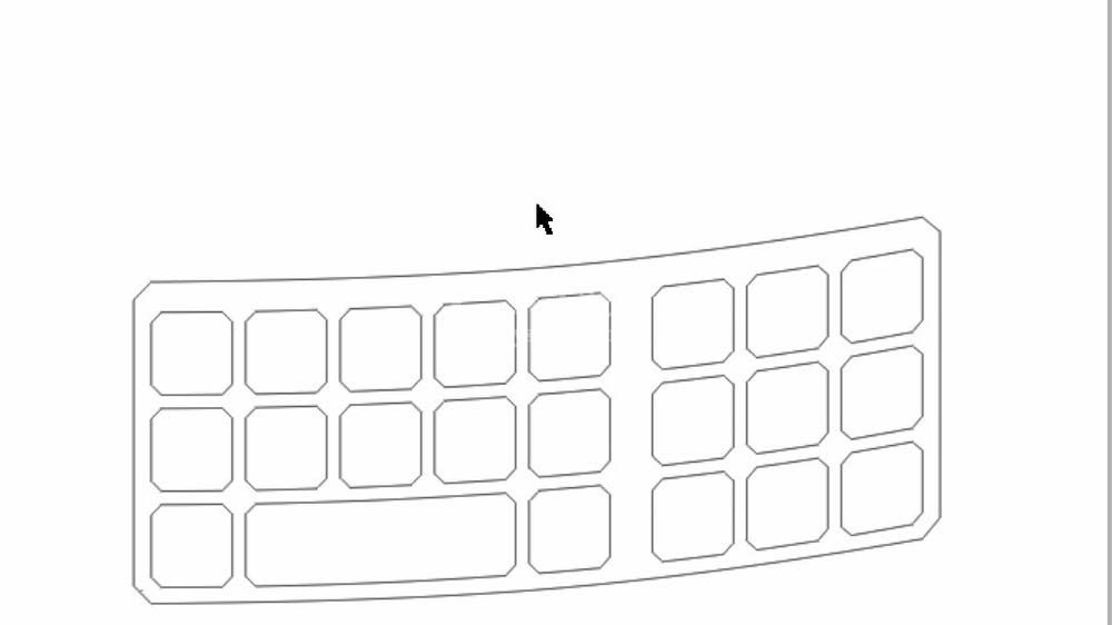 cdr制作键盘膜的详细操作截图