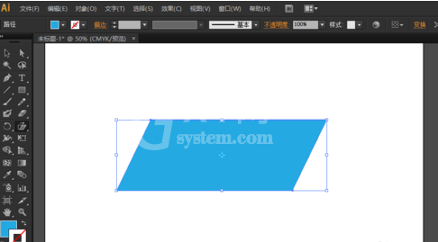 ai里倾斜工具使用操作介绍截图