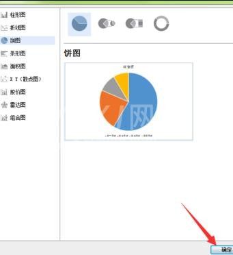 WPS制作饼状图的详细操作截图