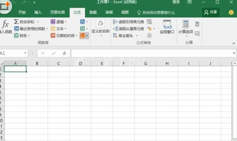 Excel2016使用全新菜单选项卡的详细操作截图