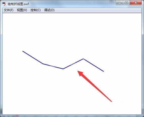 Flash制作折线图的详细操作截图