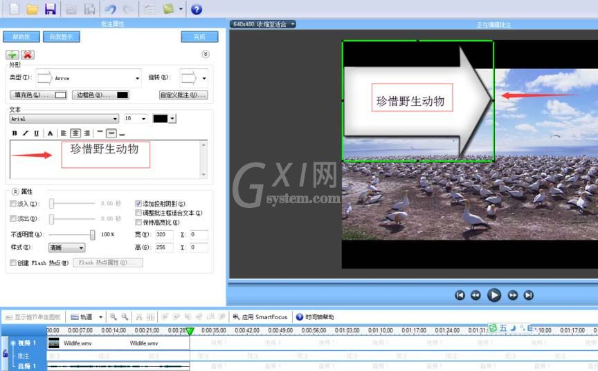 camtasia studio给视频加文字批注的图文操作截图