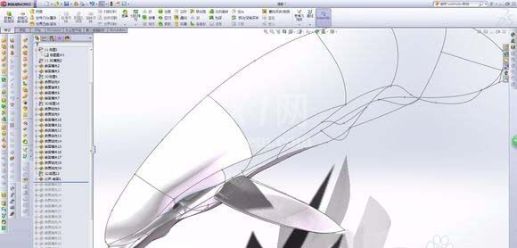 solidworks做出海豚的操作流程截图