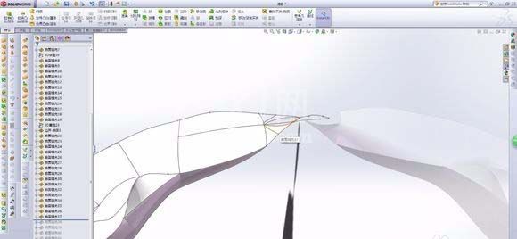 solidworks做出海豚的操作流程截图