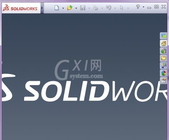 Solidworks显示工具栏的图文操作截图