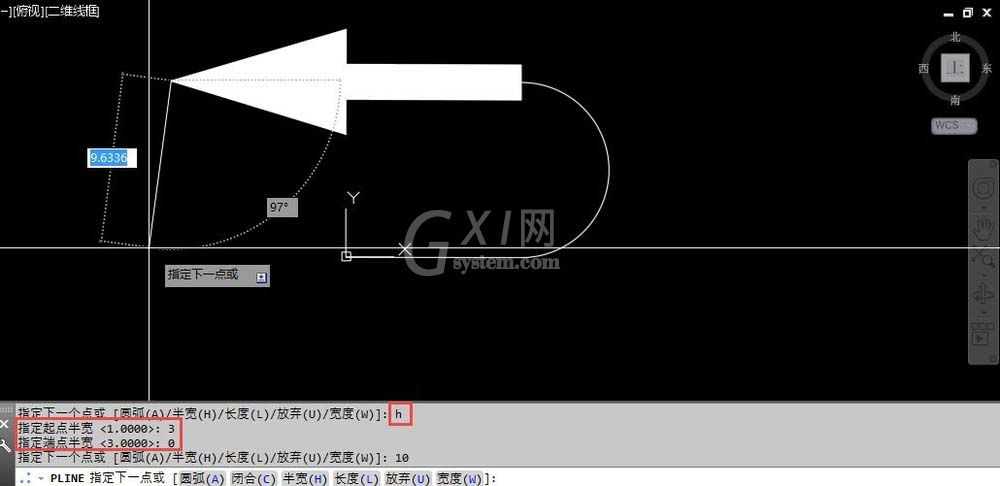 CAD制作多条直线线段的图文操作截图