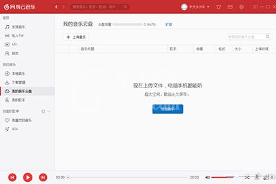 网易云音乐电脑版使用我的音乐云盘的详细操作截图