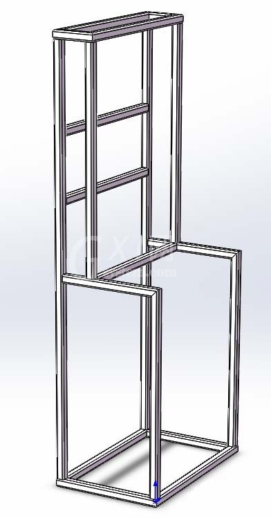 SolidWorks制作钢管框架的简单操作截图