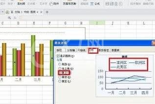 WPS文字插入折线图的操作流程截图