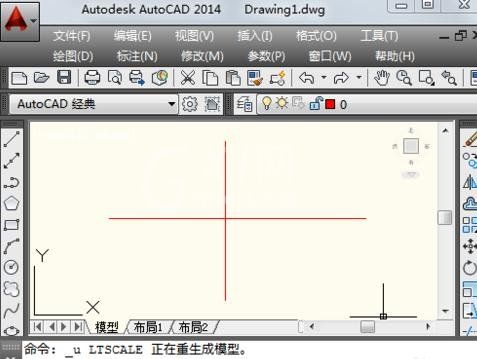 AutoCAD绘制中心线的操作过程截图