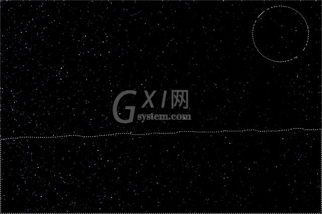 PS为夜空加点点繁星的图文操作截图