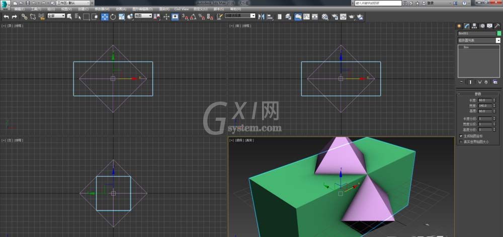 3dmax制作菱形十二面体模型的图文操作截图