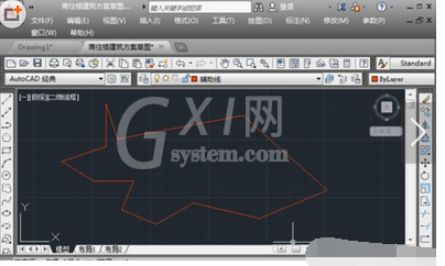 AutoCAD创建面域的操作流程截图