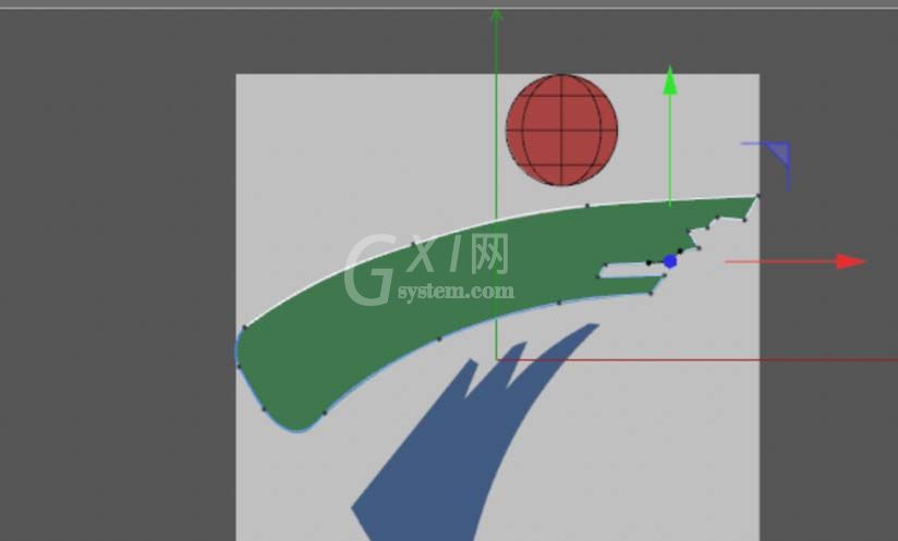 C4D临摹电视台标志的图文操作过程截图