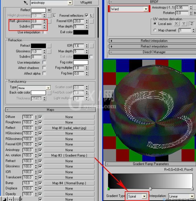 3dMAX设置真实金属材质参数的简单操作截图