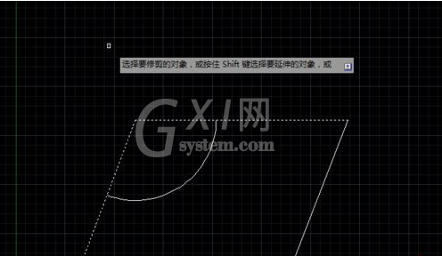 AutoCAD选择性擦掉一段线的简单操作截图