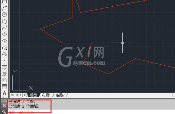 AutoCAD建立面域的基础操作截图