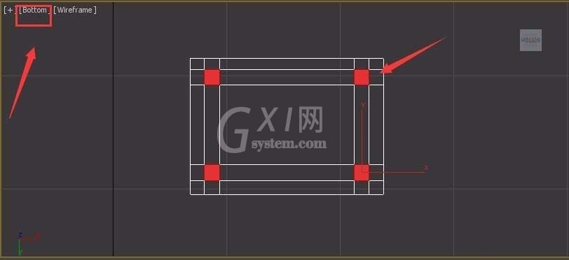 3dsmax创建四角小板凳模型的详细操作截图