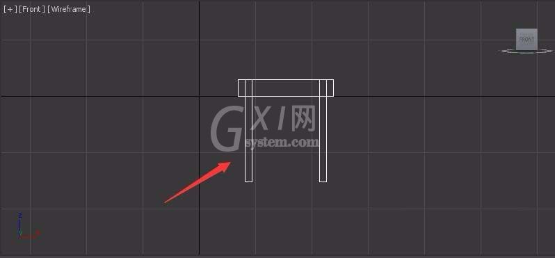 3dsmax创建四角小板凳模型的详细操作截图