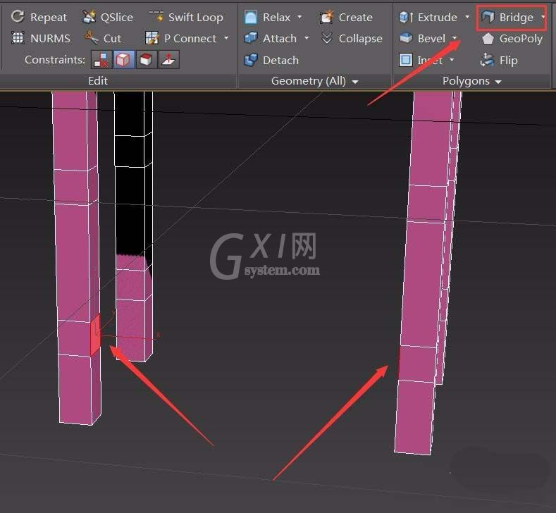 3dsmax创建四角小板凳模型的详细操作截图