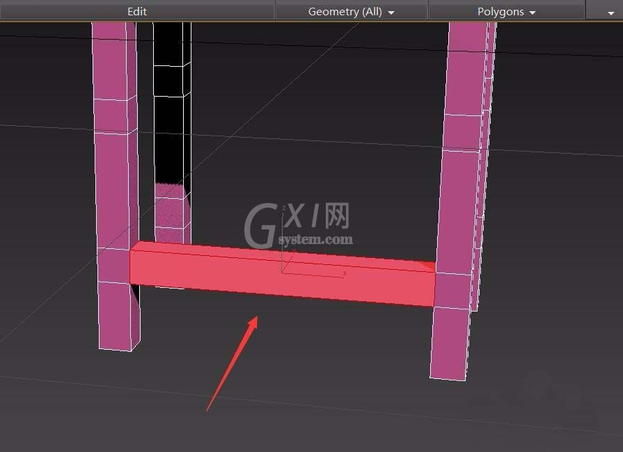 3dsmax创建四角小板凳模型的详细操作截图