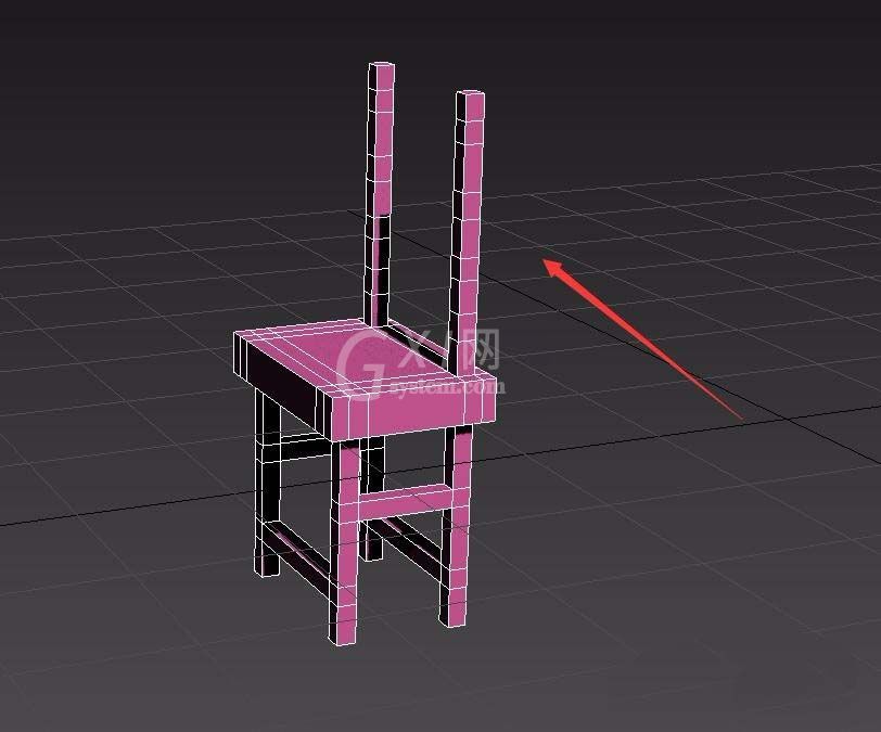 3dsmax创建四角小板凳模型的详细操作截图